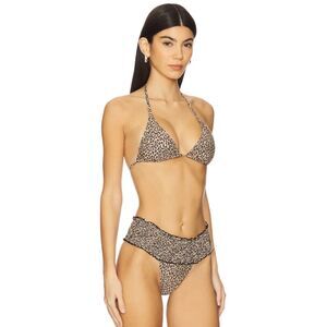NWT Frankie’s Bikinis Leopard Print Bikini Set Size M 🐆✨